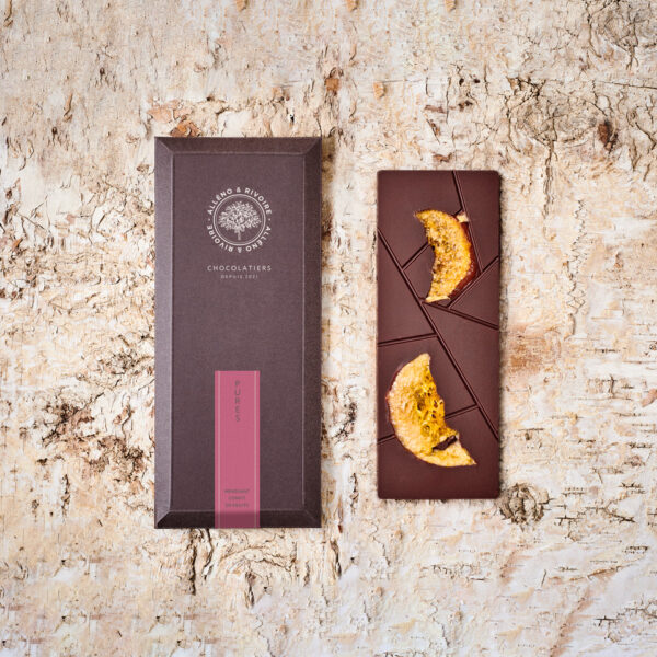 Tablette Confit d'orange - chocolat noir