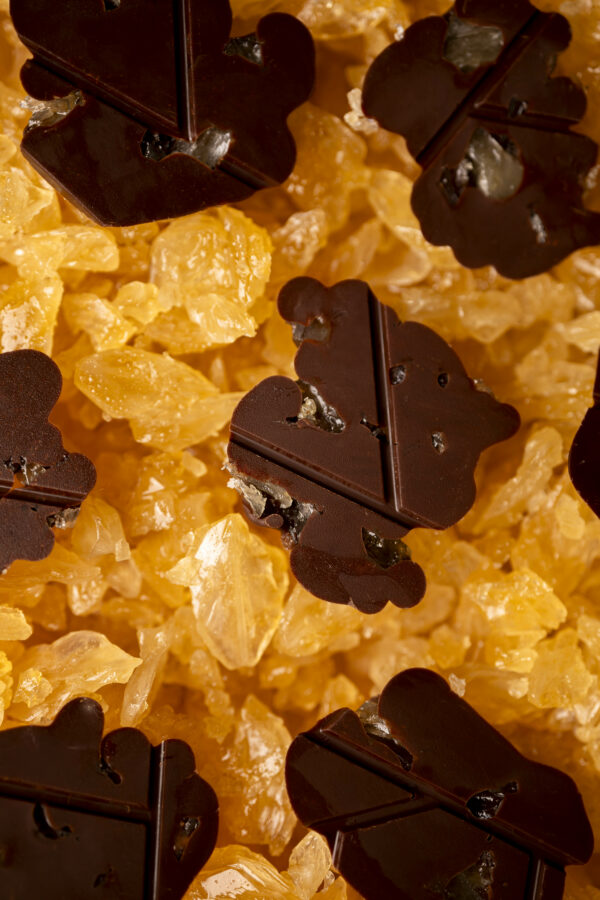 Cristaux d'ananas chocolatés