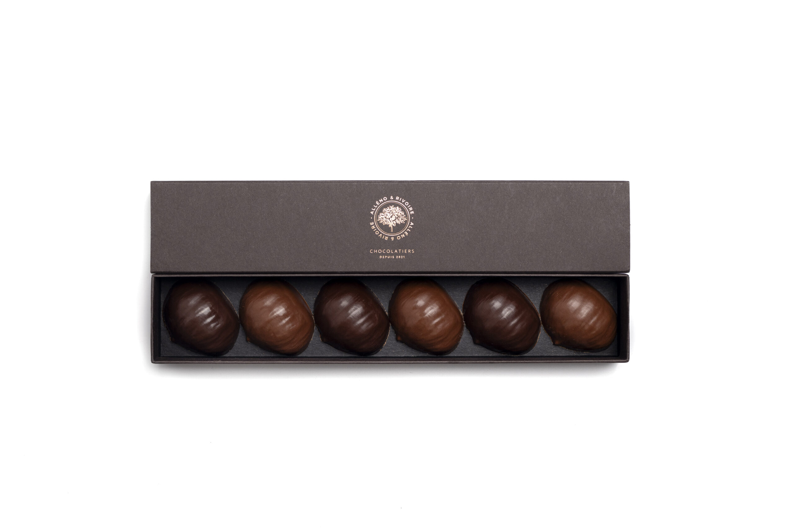 Coffret de 6 Marrons Chauds - Lait